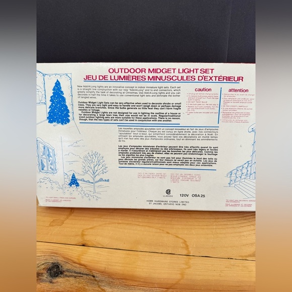 NIB Alderbrook Vintage 90’s Christmas Add-A-Long 25 MultiColoured Outdoor Lights - Picture 5 of 7